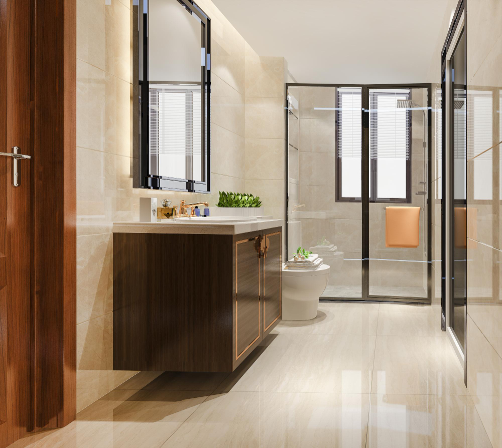Toilet Tiling Work